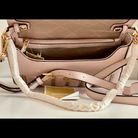 Michael Kors Sonia medium Shoulder / Crossbody Bag - Powder Blush - Picture 6 of 10
